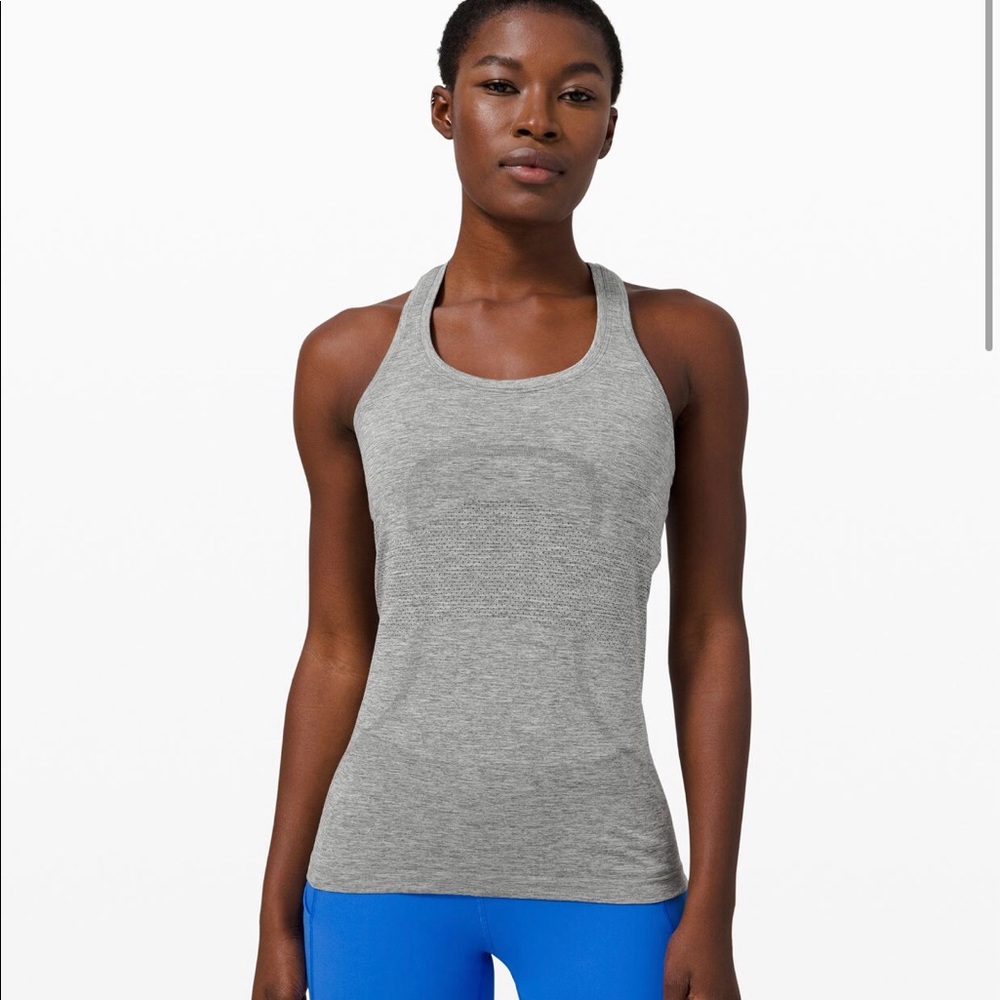 Lululemon swiftly tech tank top — gray size 8